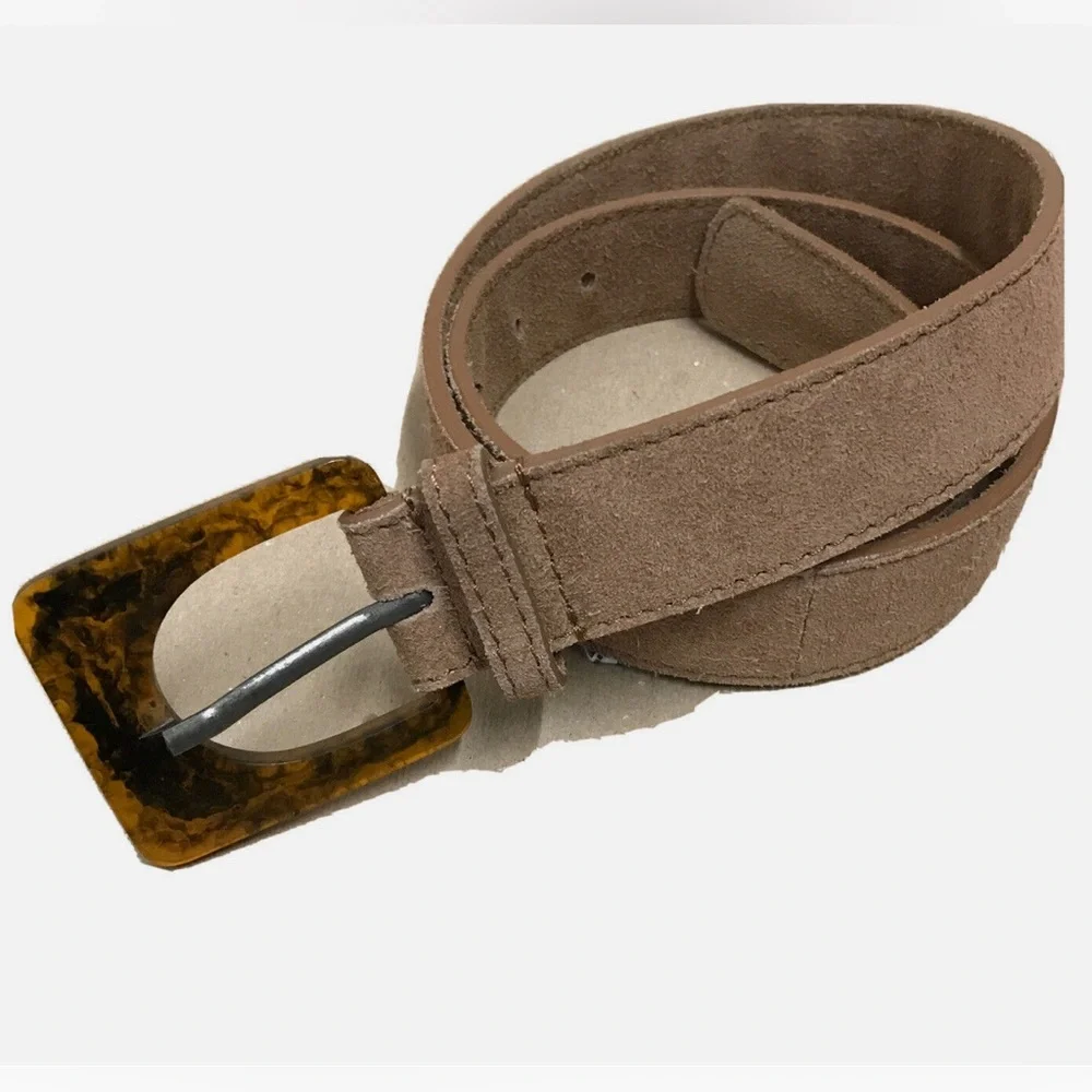 NWOT Free People Dee Dee Leather Resin Belt